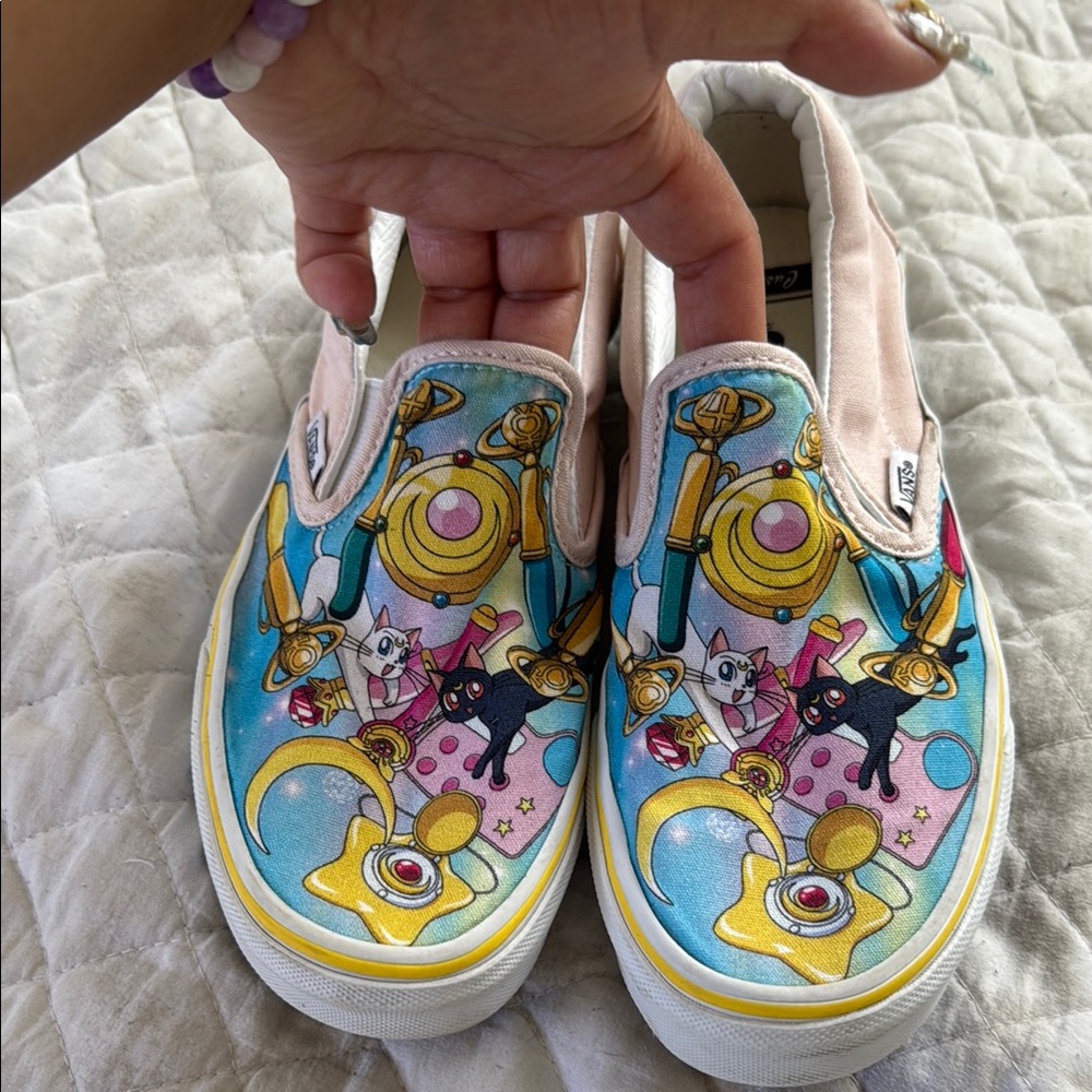 Vans Sailor Moon Cat and Wand Sneakers - Picture 2 of 9